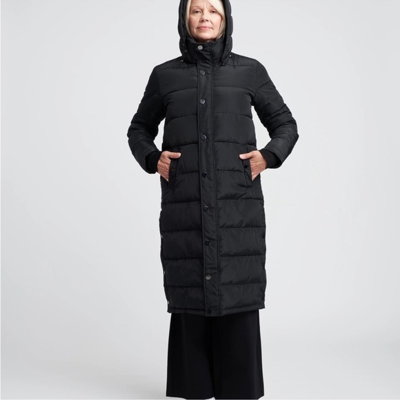 Free People X Universal Standard Everest Black Long Puffer Coat - Picture 13 of 13